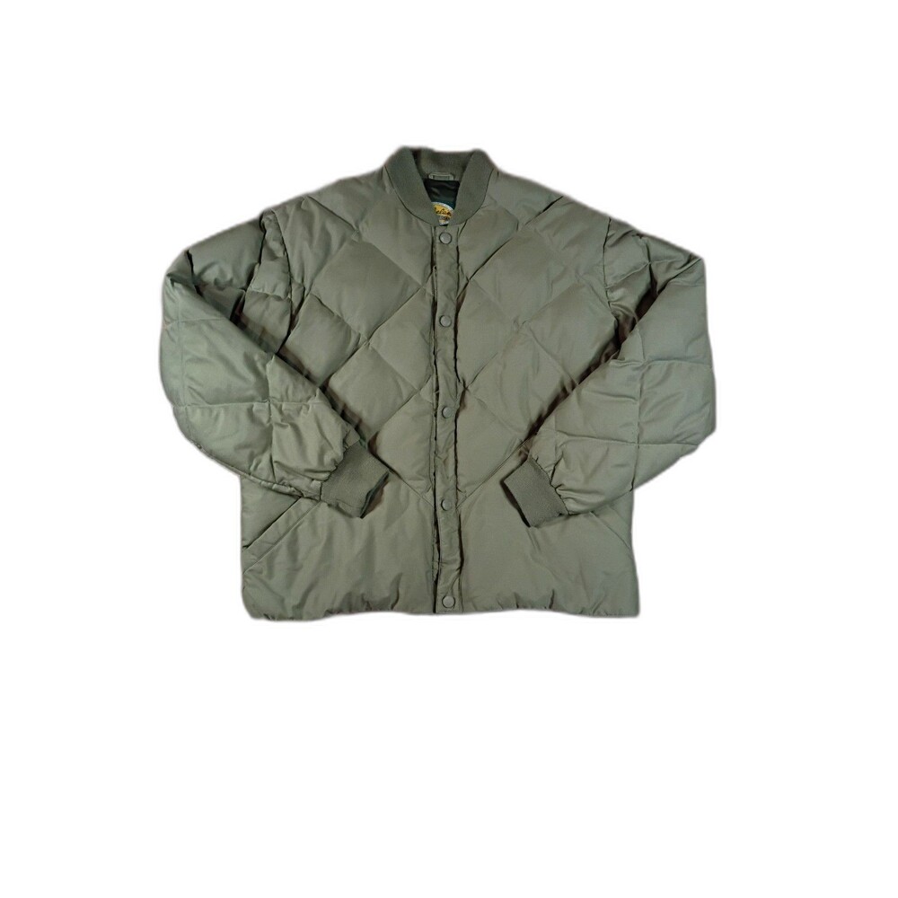 Cabelas Premier Northern Goose Down Jacket Mens L Olive